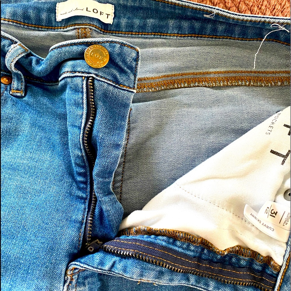 Loft Curvy Skinny Jeans